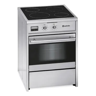 Meireles E 612 X Fogão com Placa de Indução 4 Zonas 60cm + Forno Elétrico 55L Aço Inoxidável