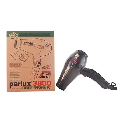 Parlux Hair Dryer 3800 Ionic & Ceramic Black Secador de Cabelo