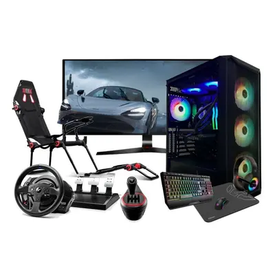 Computador Desktop PC Racing Pack Simracing Mk Ii Intel Core i7-12700F/32GB/1TB SSD/RTX 4060 Ti 