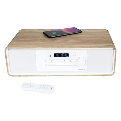 Thomson MIC301IBT Rádio CD Bluetooth 60 W MP3/USB com Carregamento Sem Fios Branco