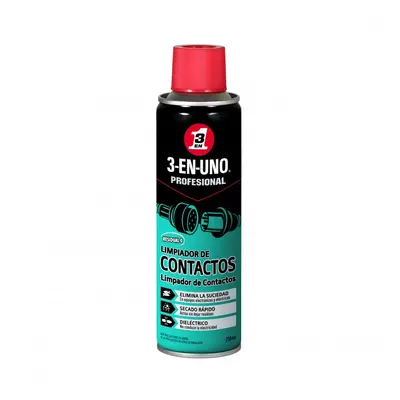 3-EN-UNO Profesional Spray de Limpeza de Contactos 250ml