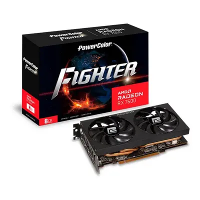 Placa Gráfica PowerColor Fighter AMD Radeon RX 7600 8GB GDDR6