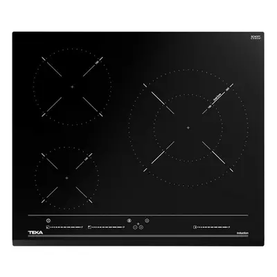 Teka IZC 63015 MSS Placa de Indução 3 Zonas Vidro Preto