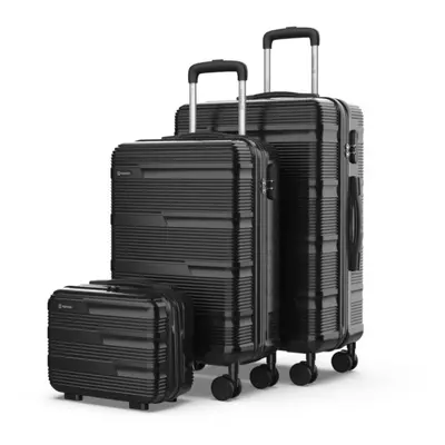 Numada - Conjunto de mala de viagem de 3 peças Upfly T10 Abs. Mala Cabine 55x40x20, Mala Média 6