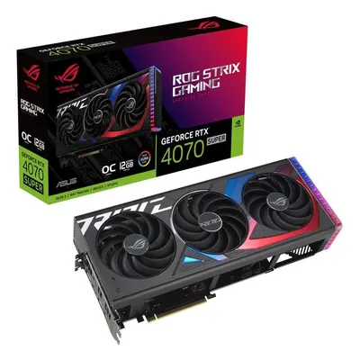 Placa Gráfica ASUS ROG Strix GeForce RTX 4070 SUPER OC Edition 12GB GDDR6X DLSS3