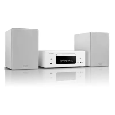 Denon CEOL N12DAB Micro Hi-Fi com Sintonizador de Rádio DAB/FM e Leitor de CD Branco