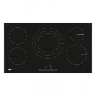 Balay 3EB997LU Placa de Inducción 5 Zonas 90cm Negro con Bisel