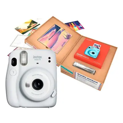 Fujifilm Instax Mini 11 Bundle Grandes Aventuras Câmara Instantânea Ice White