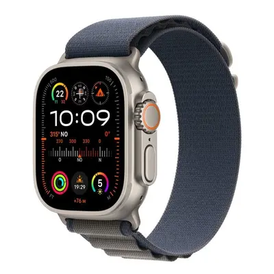 Apple Watch Ultra 2 GPS + Celular 49 mm Caixa em titânio comcorreia Loop Alpine Blue Pequeno