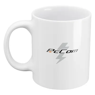 Caneca PcCom logotipo branco