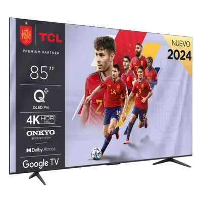 TV TCL 85" 85C655 UHD QLED GOOGLETV ONKYO SOM