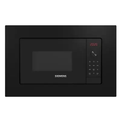 Siemens iQ300 BE623LMB3 Micro-ondas Encastrável com Grill 20L 800W Preto