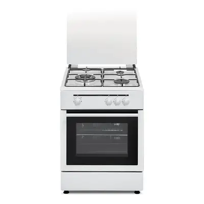 Vitrokitchen CB5530BN Fogão a Gás Natural 3 Zonas + Forno Branco