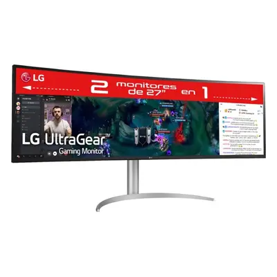 LG 49WQ95C-W LED display 124,5 cm (49") 5120 x 1440 pixels UltraWide Dual Quad HD Prateado