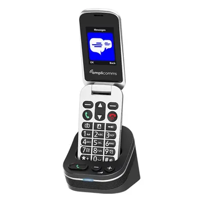 Amplicomms PowerTel M24 Telemóvel Sénior Preto