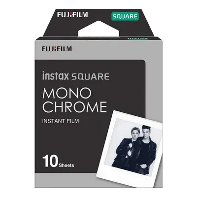 Fujifilm Instax Square Papel Fotográfico Monocromo para Cámaras Instax Square 10 Unidades