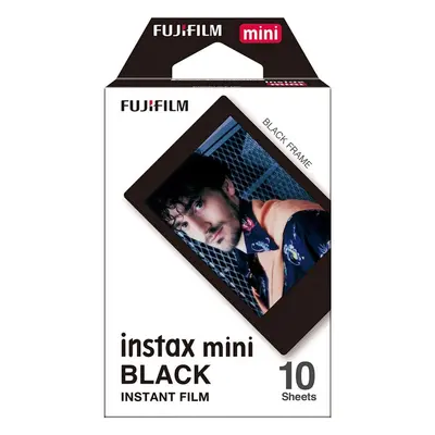 Fujifilm Instax Mini Black Papel Fotográfico para Cámaras Instax Mini