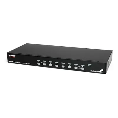 Startech Kit Comutador KVM USB 8 Portas Rack 1U