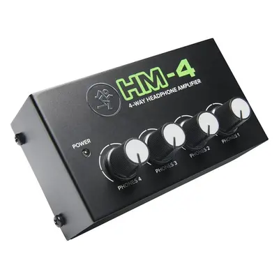 Mackie HM-4 Amplificador de Auscultadores Portátil 4 Vias