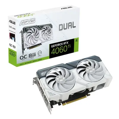 Placa Gráfica ASUS Dual GeForce RTX 4060 Ti White OC Edition 8GB GDDR6 DLSS3