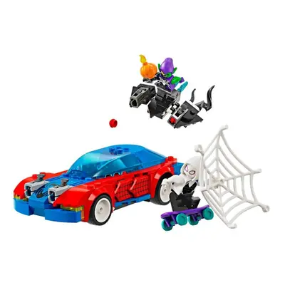 Lego Marvel Carro do Homem-Aranha e Planador Veneno do Duende Verde