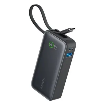 Anker Nano Powerbank 30W 10000mAh com Cabo USB-C Integrado Preto