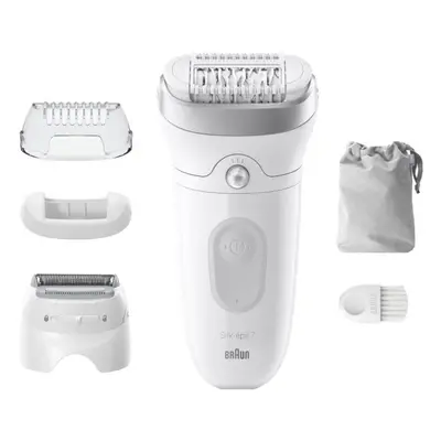 Braun Silk-épil SE7-041 Wet & Dry Depiladora Elétrica 3 Cabeças Cinzenta