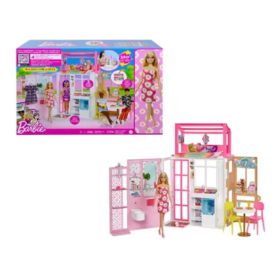 Casa de bonecas mobiliada de 2 andares da Mattel Barbie