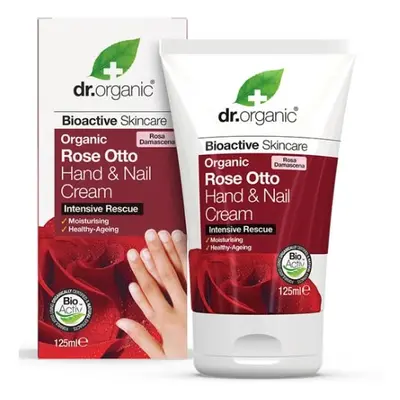 Dr. Organic Rose Otto Hand & Nail Cream 125ml