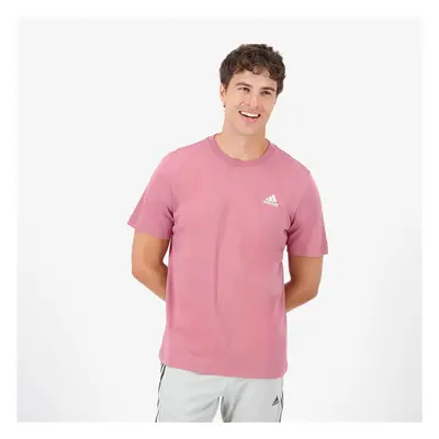 Adidas Small Logo - Rosa - T-shirt Algodão Homem tamanho