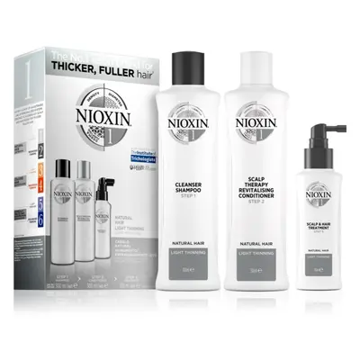 Nioxin System Natural Hair Light Thinning coffret para cabelo cansado e quebrado