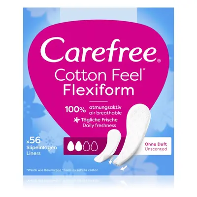 Carefree Cotton Flexiform pensos diários sem perfume