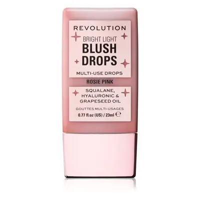 Makeup Revolution Bright Light Blush Drops blush líquido tom Pink Rosie