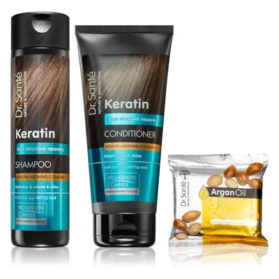 Dr. Santé Keratin formato poupança para cabelo cansado e quebrado