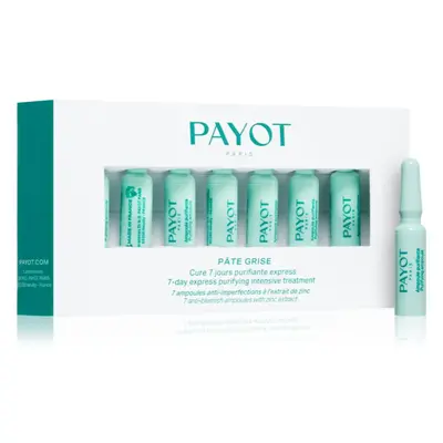 Payot Pâte Grise Cure Jours Purifiante Express Tratamento intensivo de dias para aliviar os sint