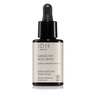 JOIK Organic Sunless Tan gotas autobronzeadoras para rosto