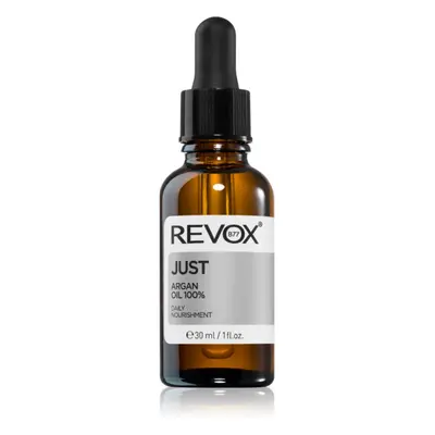 Revox B77 Just Argan Oil 100% sérum com óleo nutritivo para rosto e pescoço