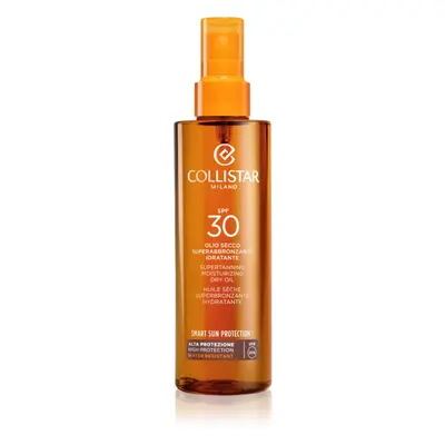 Collistar Smart Sun Protection Supertanning Moisturizing Dry Oil SPF protetor solar em óleo SPF