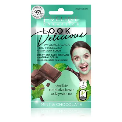 Eveline Cosmetics Look Delicious Mint & Chocolate máscara alisante hidratante com chocolate