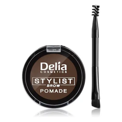 Delia Cosmetics Eyebrow Expert pomada para as sobrancelhas tom Dark Brown