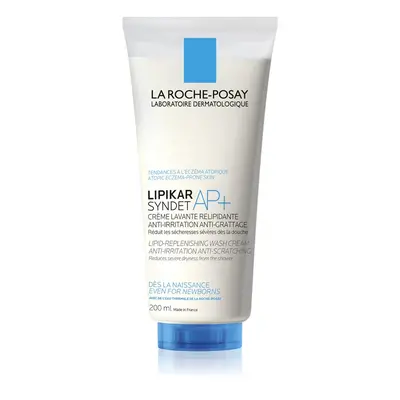 La Roche-Posay Lipikar Syndet AP+ gel-creme de limpeza contra prurido e irritação de pele