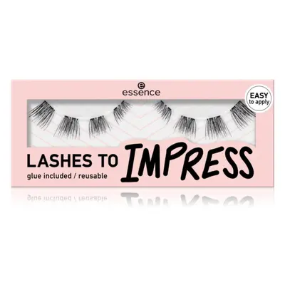 essence LASHES TO IMPRESS pestanas falsas com cola