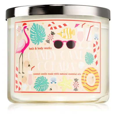 Bath & Body Works Candy Cane Colada vela perfumada