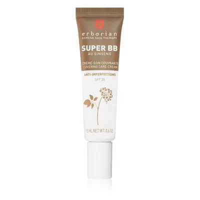 Erborian Super BB BB creme para pele perfeita e unificada embalagem pequena tom Dore