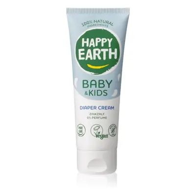 Happy Earth 100% Natural Diaper Cream for Baby & Kids bisnaga de zinco sem perfume