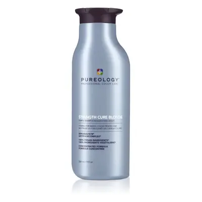 Pureology Strength Cure Blonde champô violeta para cabelo loiro e grisalho para mulheres