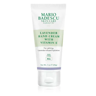 Mario Badescu Lavender Hand Cream Creme hidratante para mãos com vitamina E