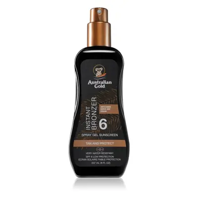 Australian Gold Spray Gel Sunscreen With Instant Bronzer protetor solar em spray com bronzeador 