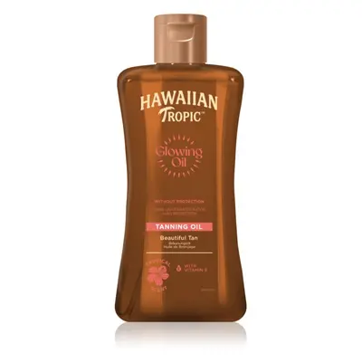 Hawaiian Tropic Glowing Oil Tanning óleo corporal prolongador de bronzeado