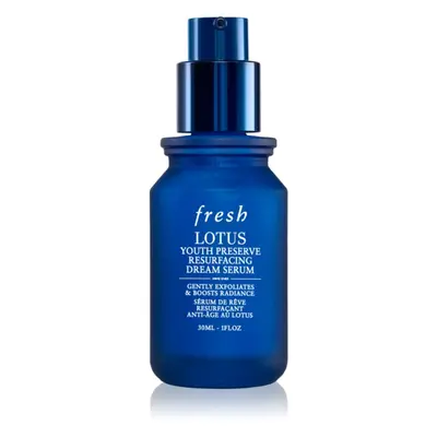 fresh Lotus Youth Preserve Resurfacing Dream Serum sérum de noite com AHA